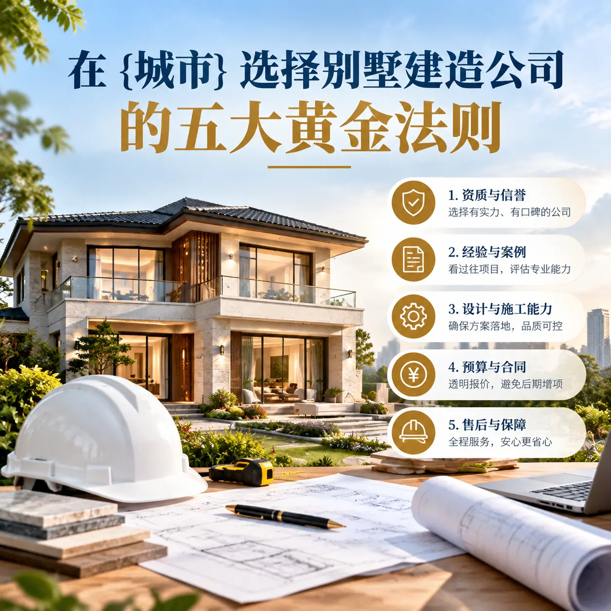 在 施秉 选择别墅建造公司的五大黄金法则