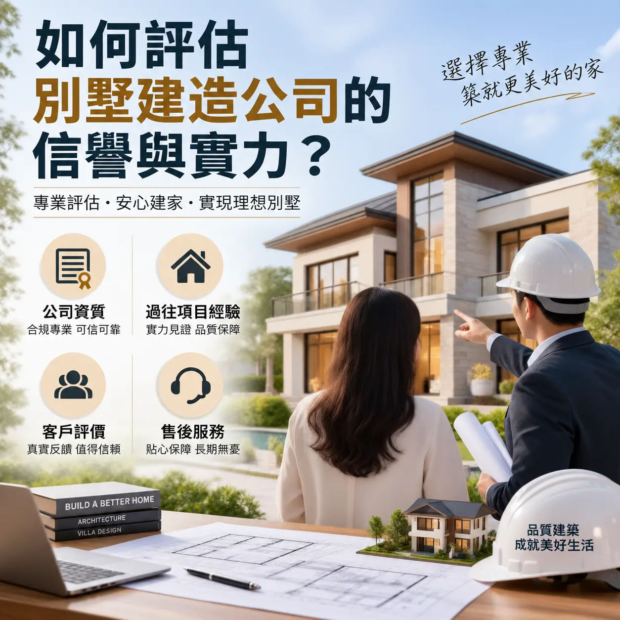 如何评估 施秉 别墅建造公司的信誉与实力?