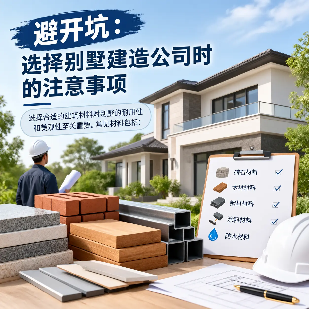 避开坑：选择 施秉 别墅建造公司时的注意事项