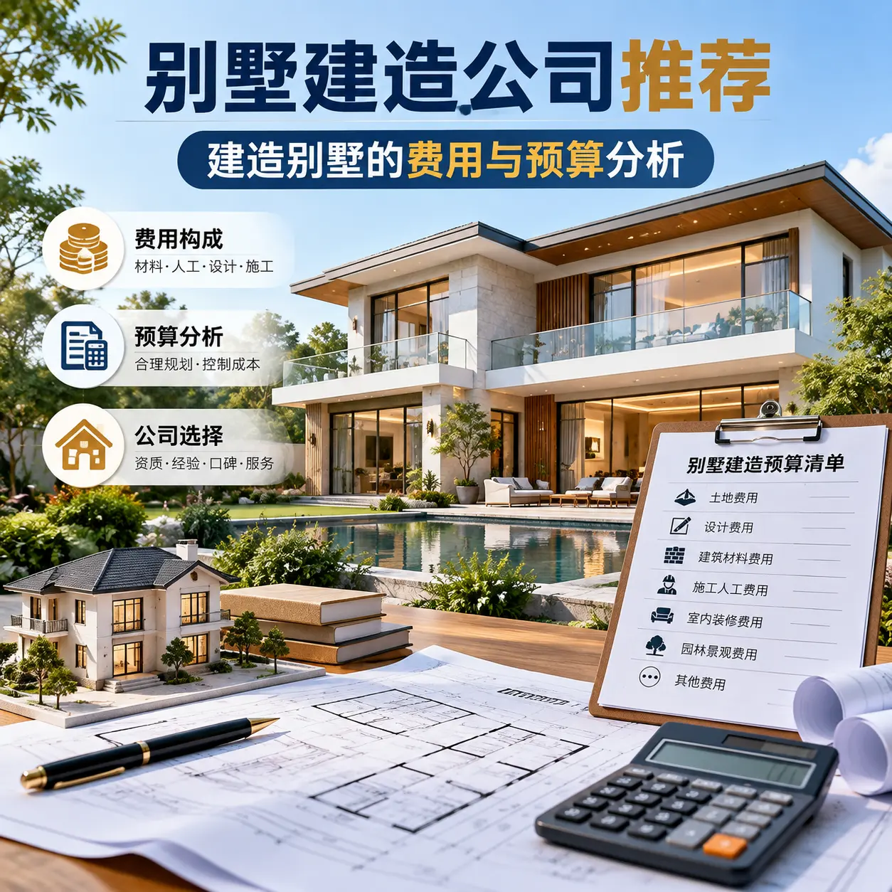别墅建造公司推荐: 施秉 建造别墅的费用与预算分析