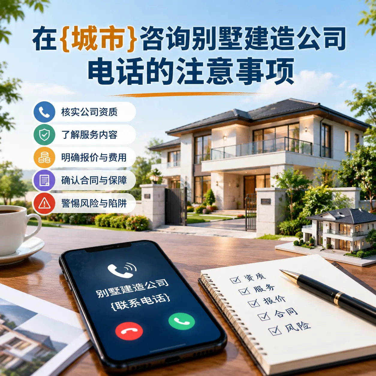 在施秉咨询别墅建造公司电话的注意事项