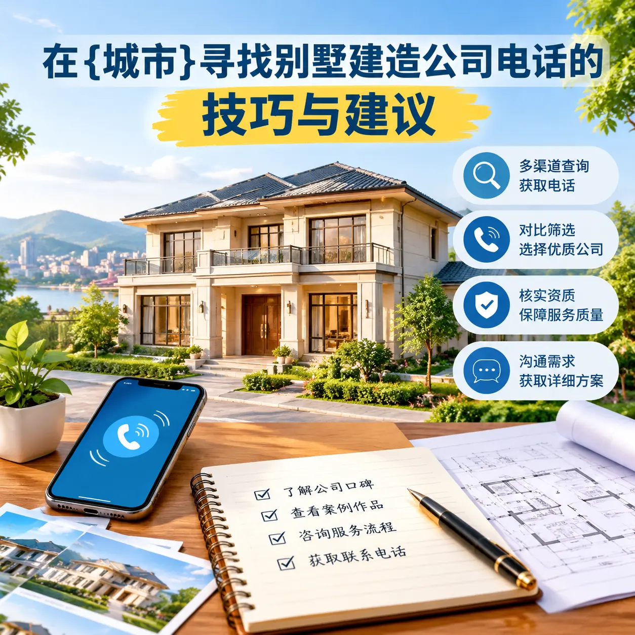 在施秉寻找别墅建造公司电话的技巧与建议